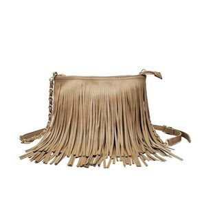Fringe Crossbody Shoulder Bag with Strap, Tassel Messenger bag, Country